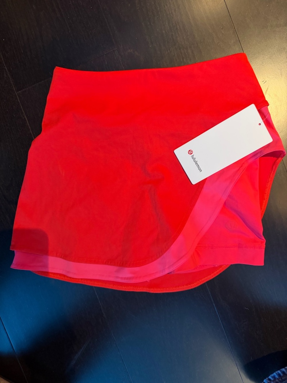 lululemon athletica Red/Pink Athletic Skort